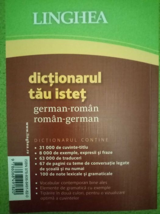 Germana. Dictionarul tau istet german-roman, roman-german