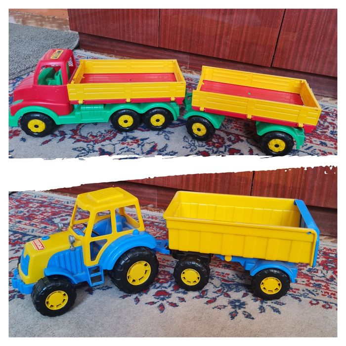 Продам игрушки трактор и грузовик