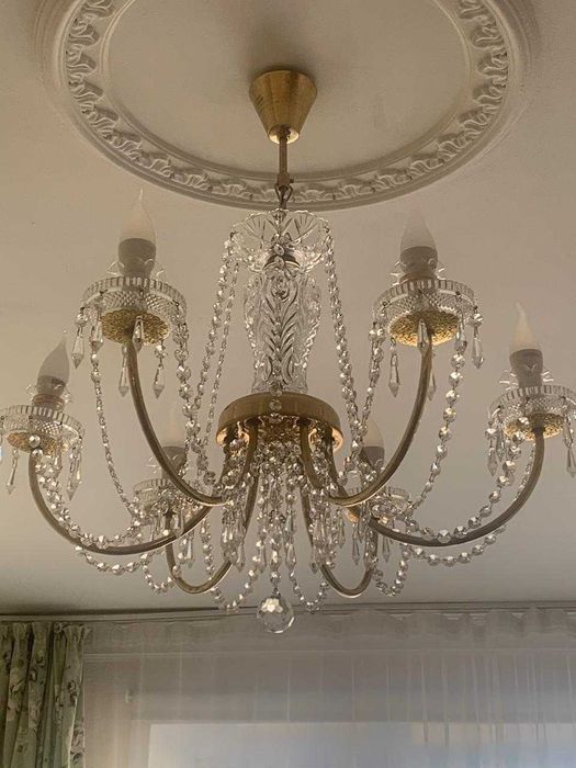 хрустальная люстра  6-ти рожковая(Preciosa, Чехия),   100 000 тен.