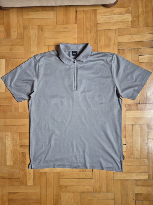 Tricou polo din bumbac mercerizat, de bărbați, Boss, mărimea L