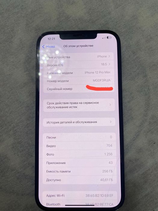 iPhone 12 Pro Max 256/77