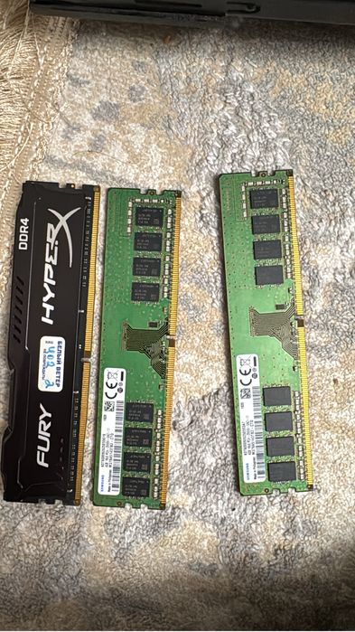 Плашки озу ддр4 8 и 4х2 гб