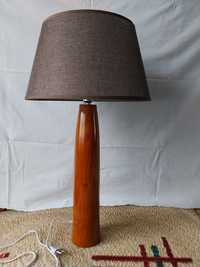 Veioza,lampa moderna lemn masiv prun, handmade