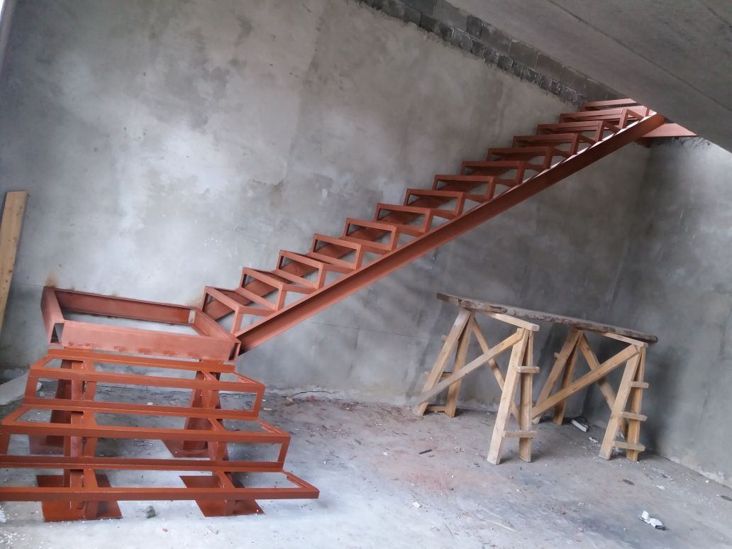 Металлическая лестница, перила Костанай