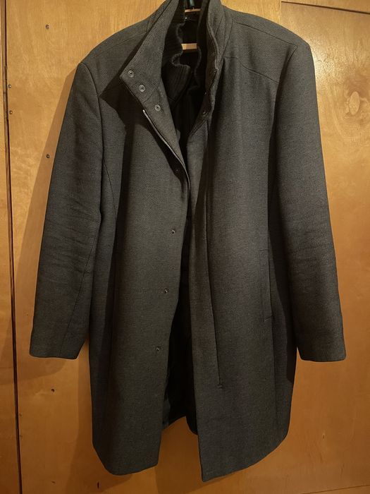 Пальто утепленное мужское zara XL 52 54