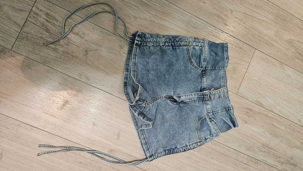 Къси дънки висока талия