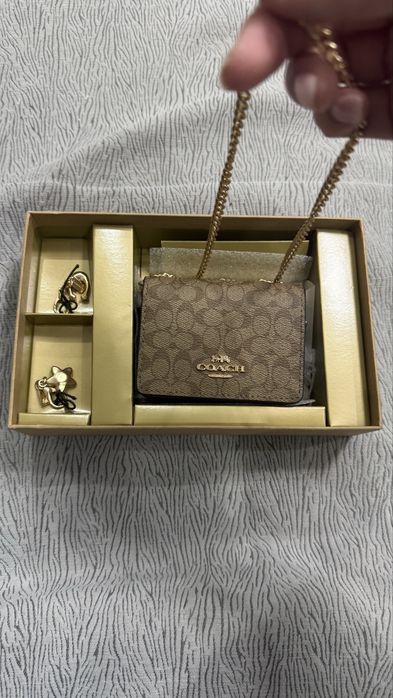 Coach мини кошелек оригинал новый