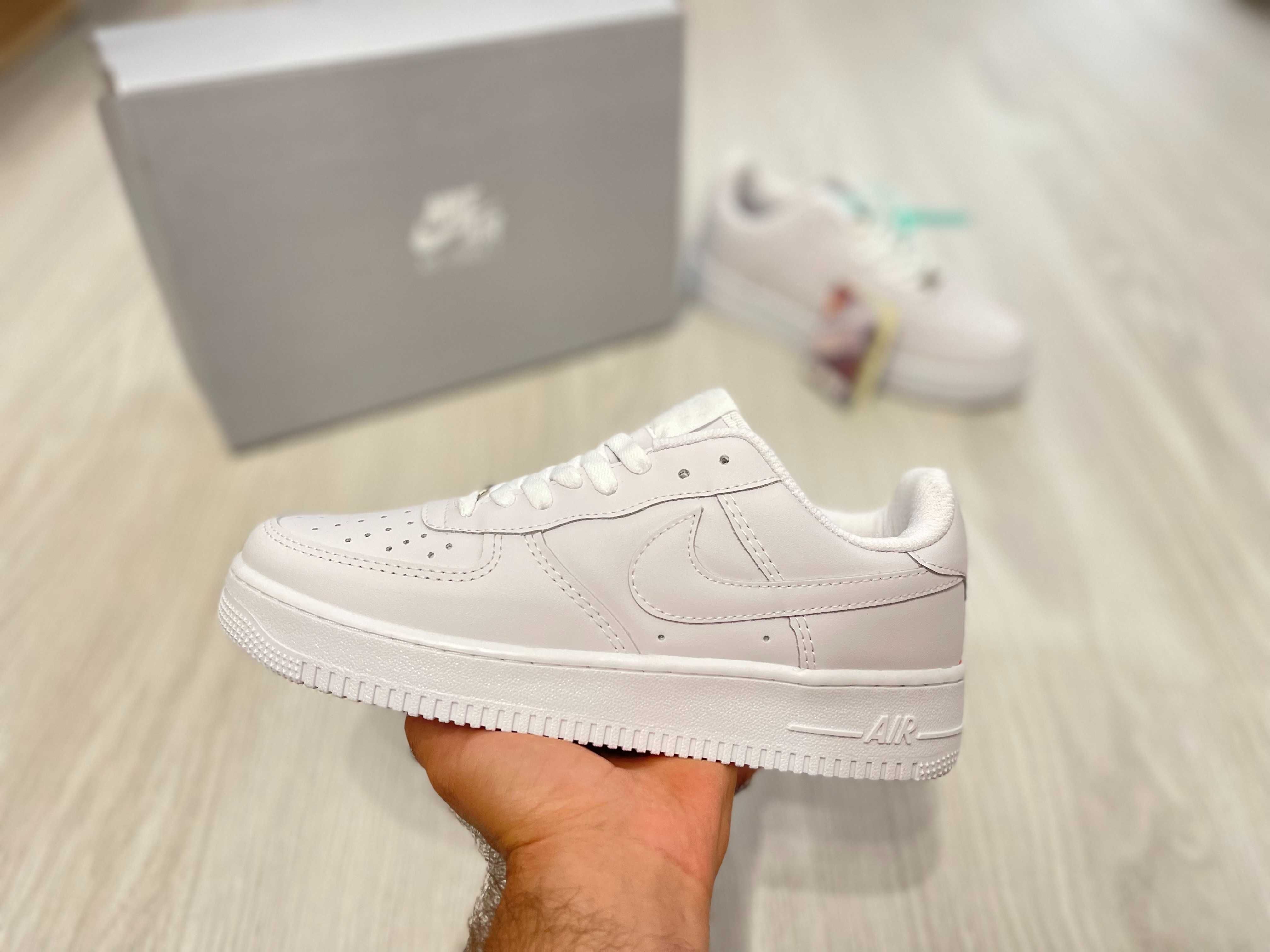 Adidasi NIKE Air Force 1 Low Triple White l Produs NOU Model 2024