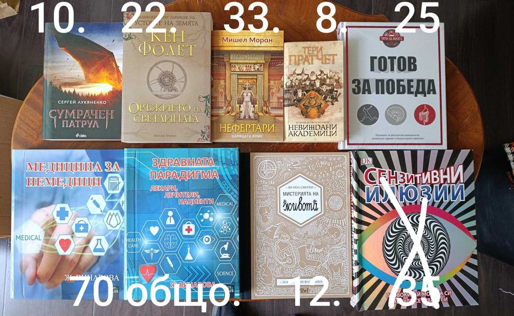 Много книги,за всеки по нещо