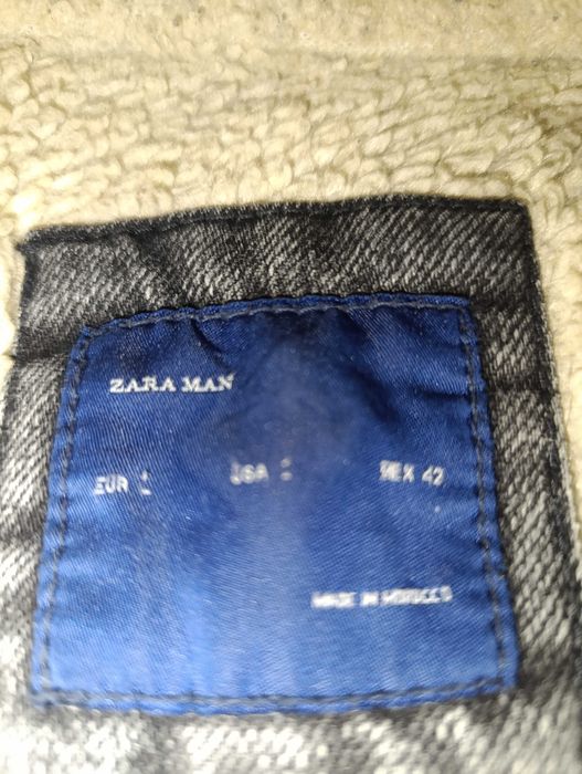 Продам мужскую зимнюю джинсовую куртку Zara ,50,недорого