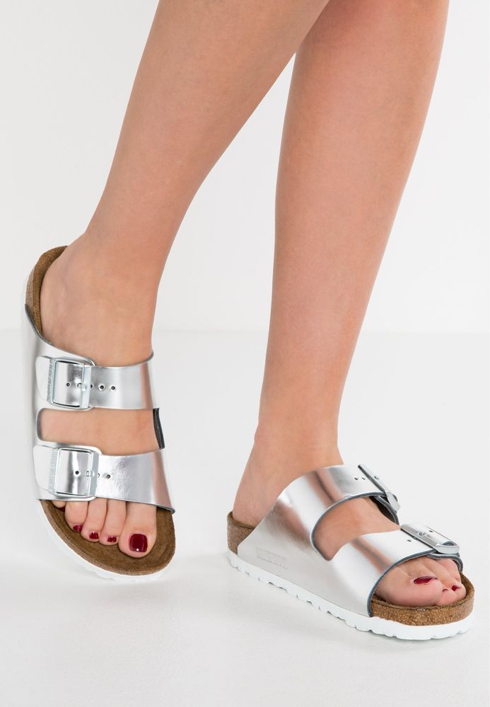 Чехли BIRKENSTOCK ARIZONA (metalic silver)