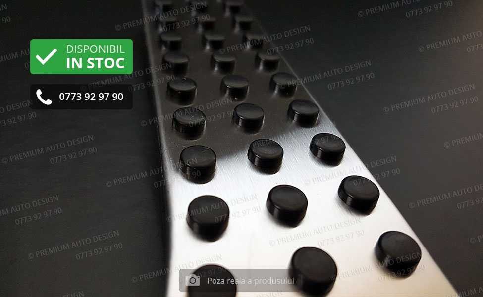 Ornamente INOX pedale AMG - Mercedes C, E, S, CLS, SLK, GLK, GLC, GLE