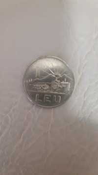 Moneda 1 leu din 1966