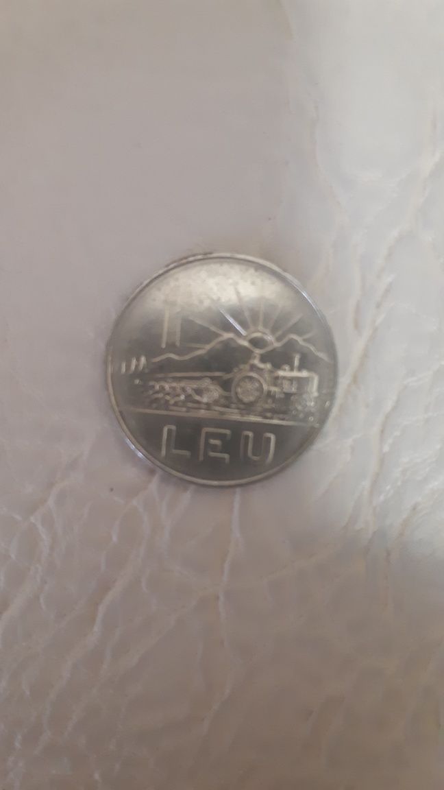 Moneda 1 leu din 1966