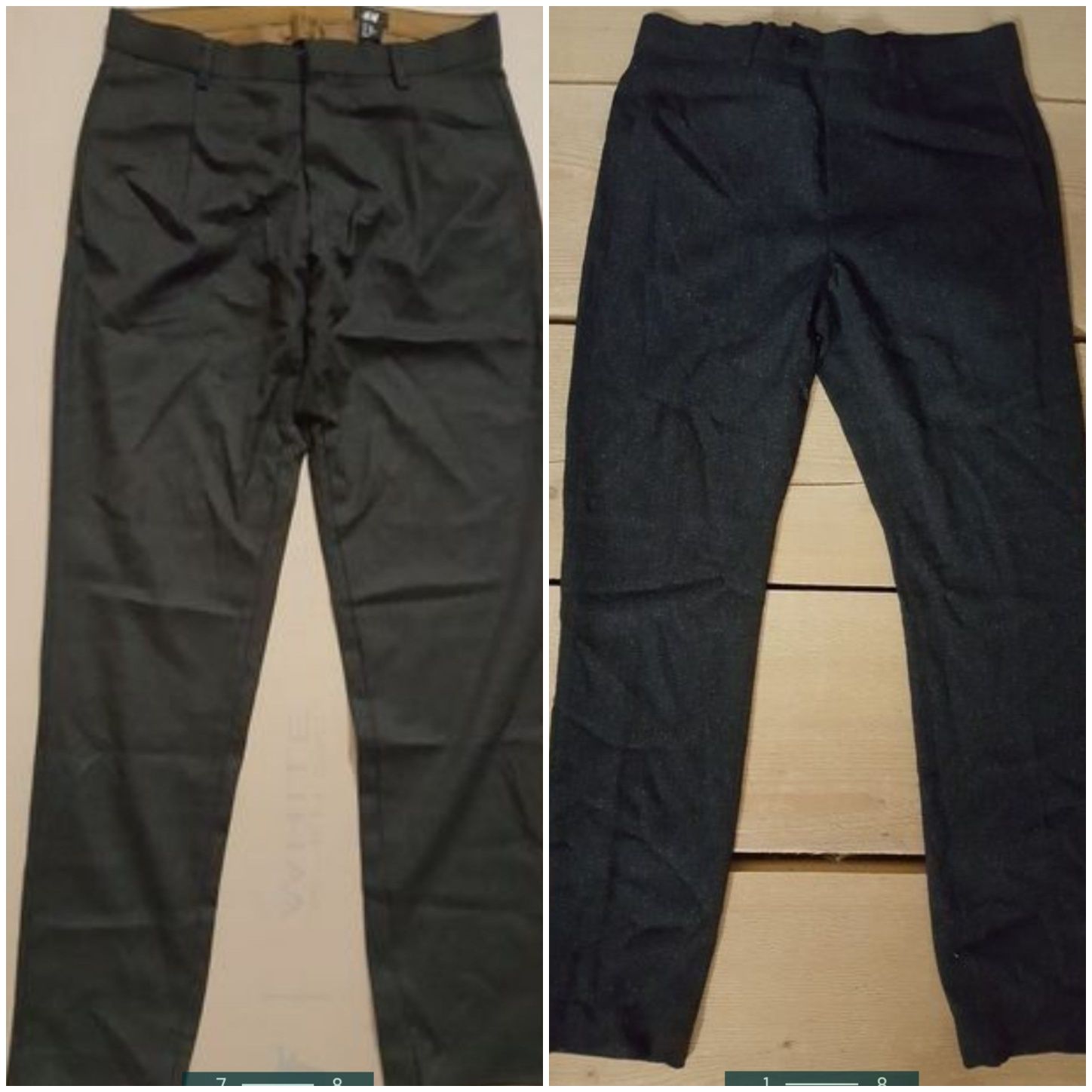 Pantaloni eleganti costum H&M (2 modele) 44-46 echivalent 28-30