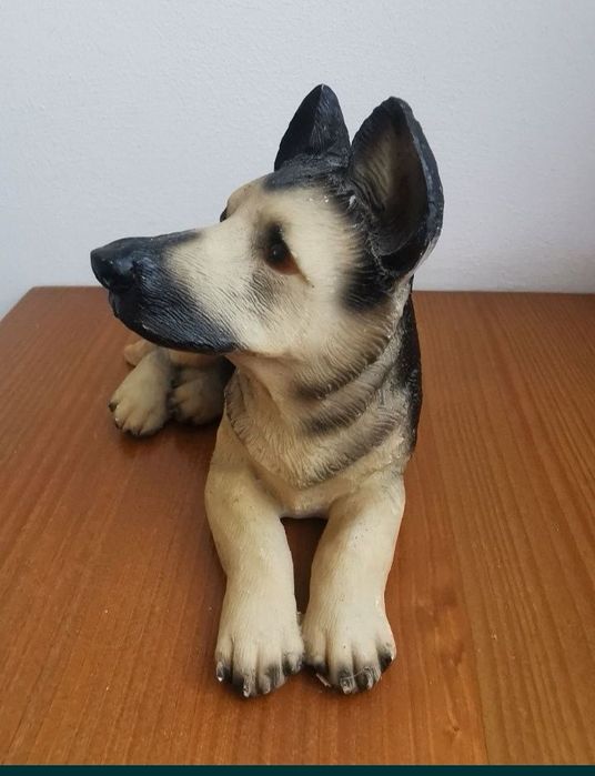 Caine lup decorațiune 18 cm