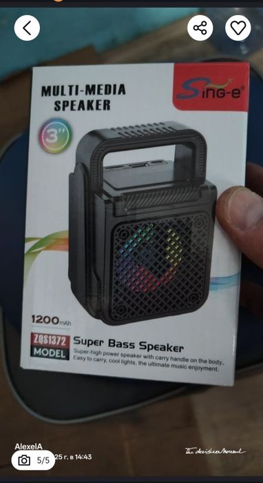 Блютуз калонка  type/c