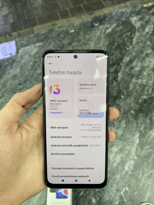 redmi not 11 6ga 128gb idiyal