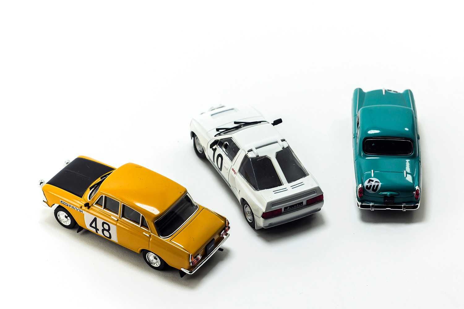 3 коллекционные 3 Раллийные Москвича в масштабе 1:43. ДеАгостини!
