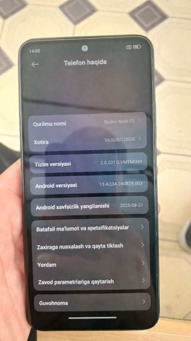 Redmi note 12 6/128