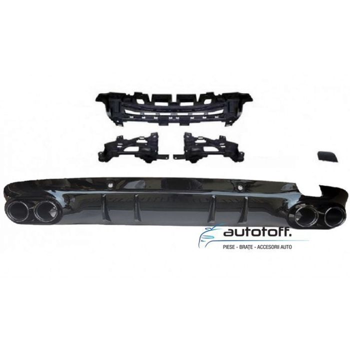 Difuzor Mercedes CLS C257 53 AMG (2018+) Negru Lucios