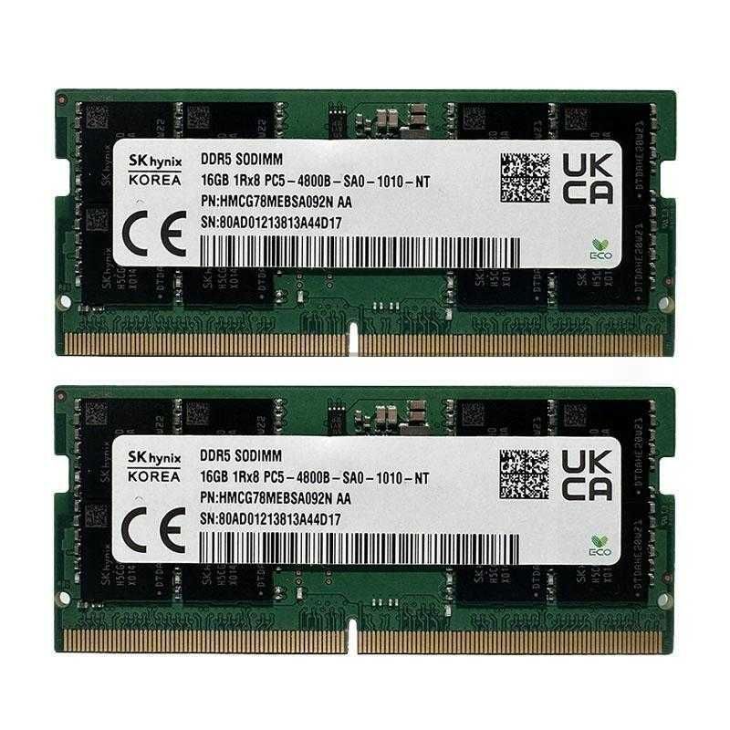 2 бр. RAM памет SK Hynix  16GB DDR5 4800MHz