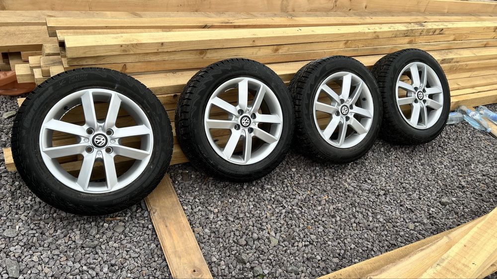 Диски на новой зимней резине r15 4 100