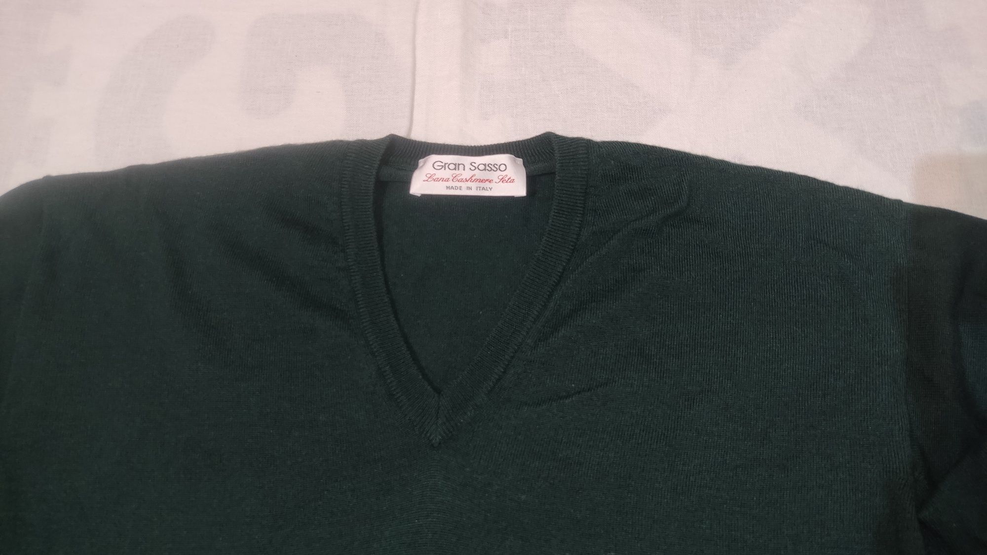 Pulover Gran Sasso Lana Cashmere Seta mărime XL lâna cașmir mătase