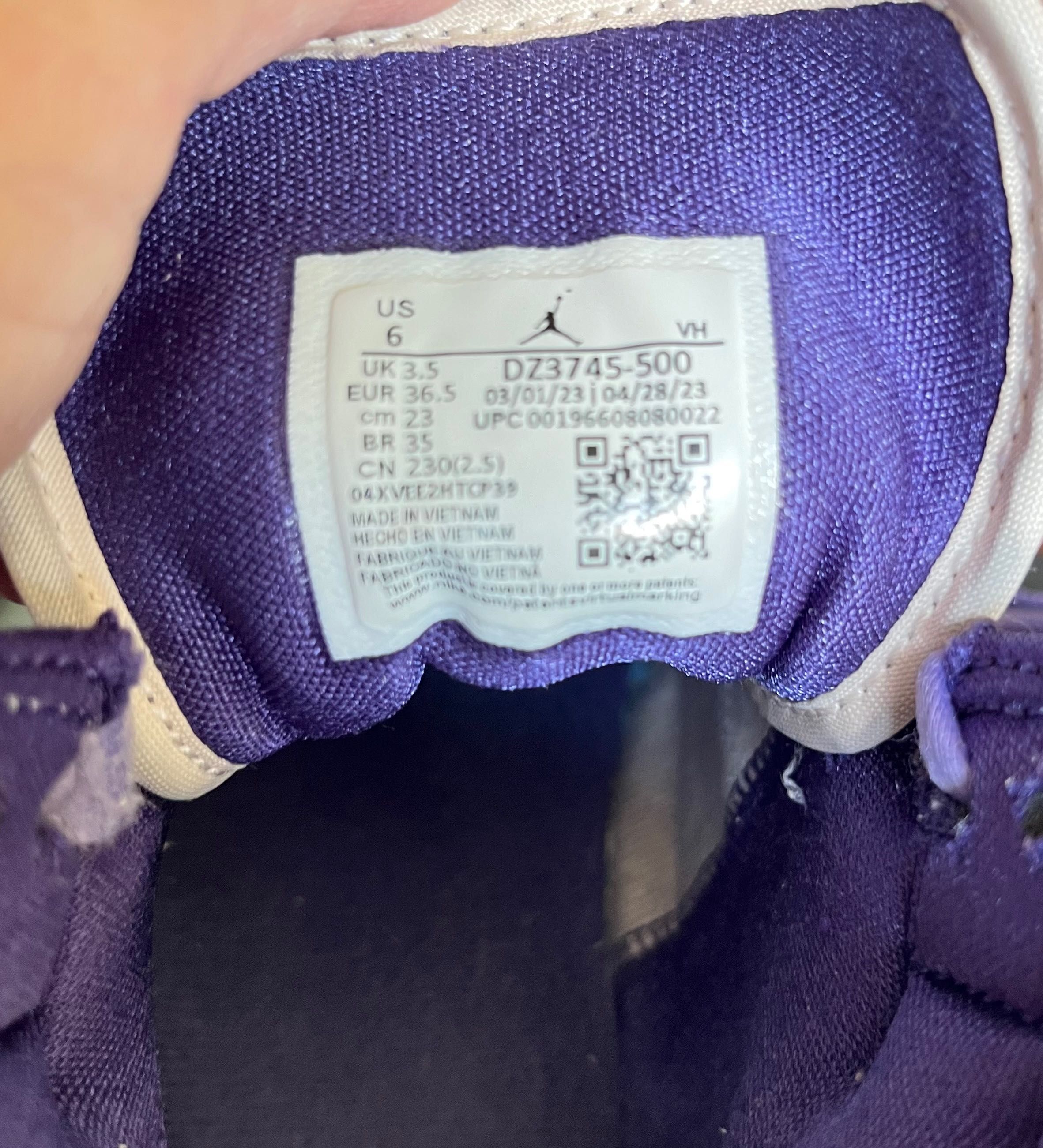 Маратонки Nike jordan,размер 36