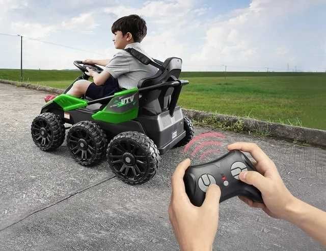 Детска Акумулаторна Кола MoonRider, 6x6, 180W, 24V, R/C 2.4