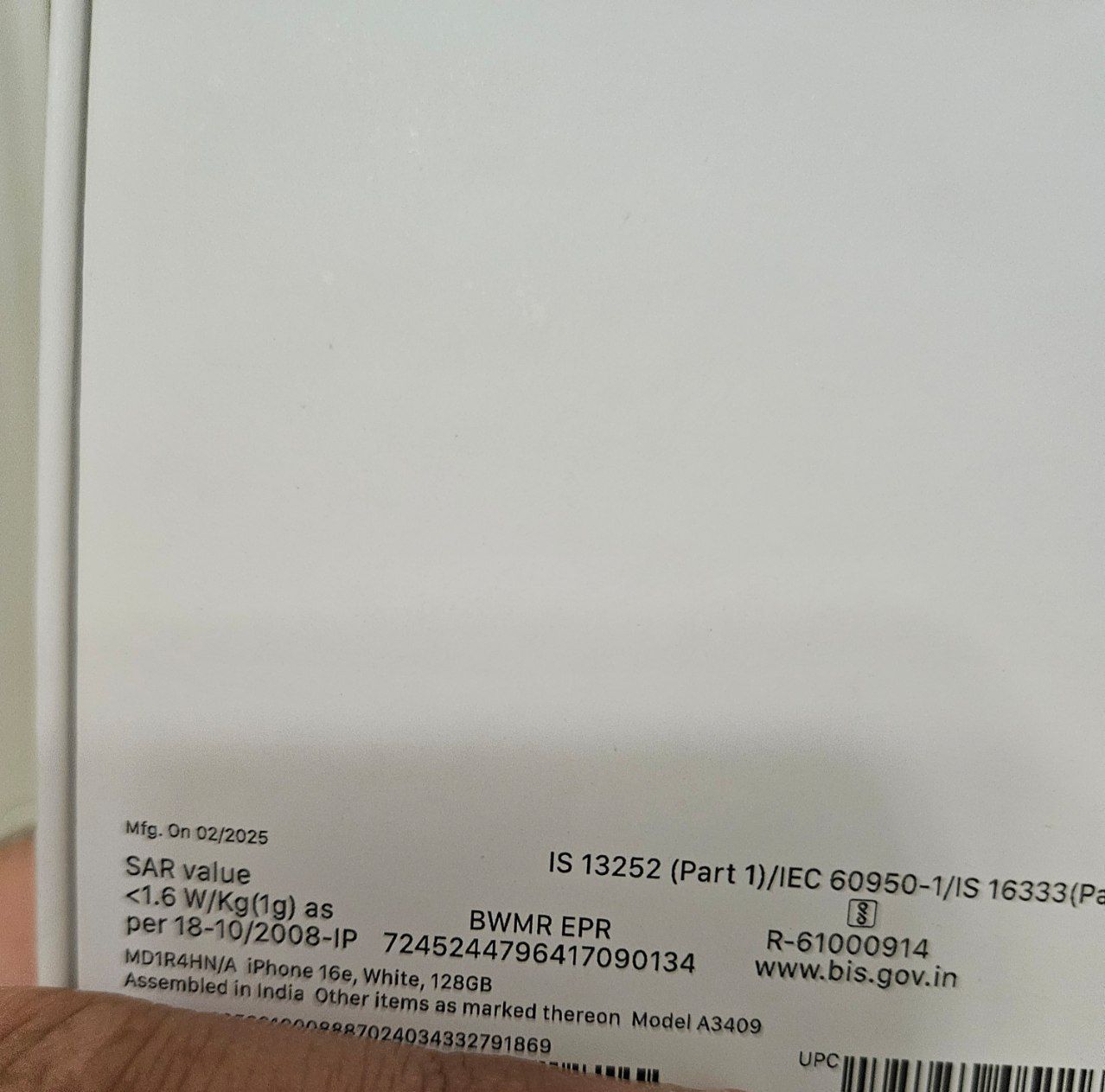 Iphone 16e 128 Гб, Индия!