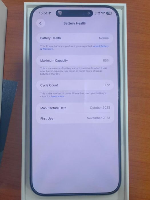 iPhone 15 Pro Max • 256GB • Как Новый!