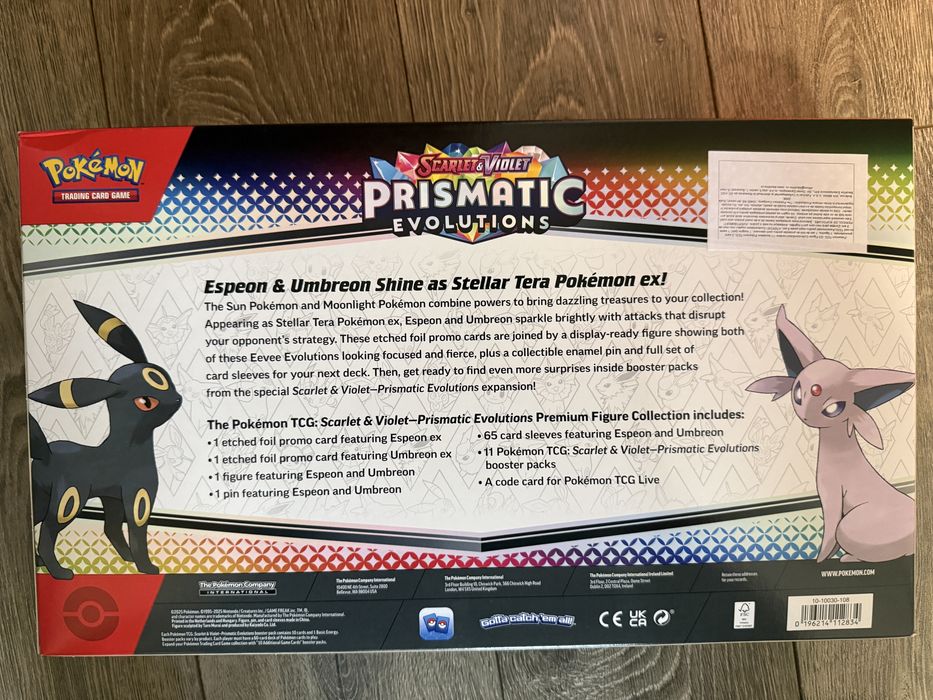 Pokemon tcg  Prismatic evolution premium fiugure collection