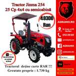 Tractor marca Jinma 25CP cu semicabina 4x4 cu CIV nou