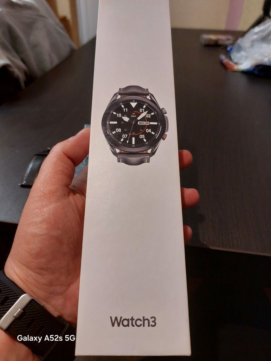 Samsung Galaxy Watch 3 45mm Mystic Black (Чисто НОВ)