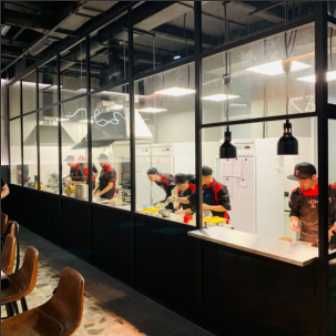 Перегородки для ресторанов стиле LOFT на заказ