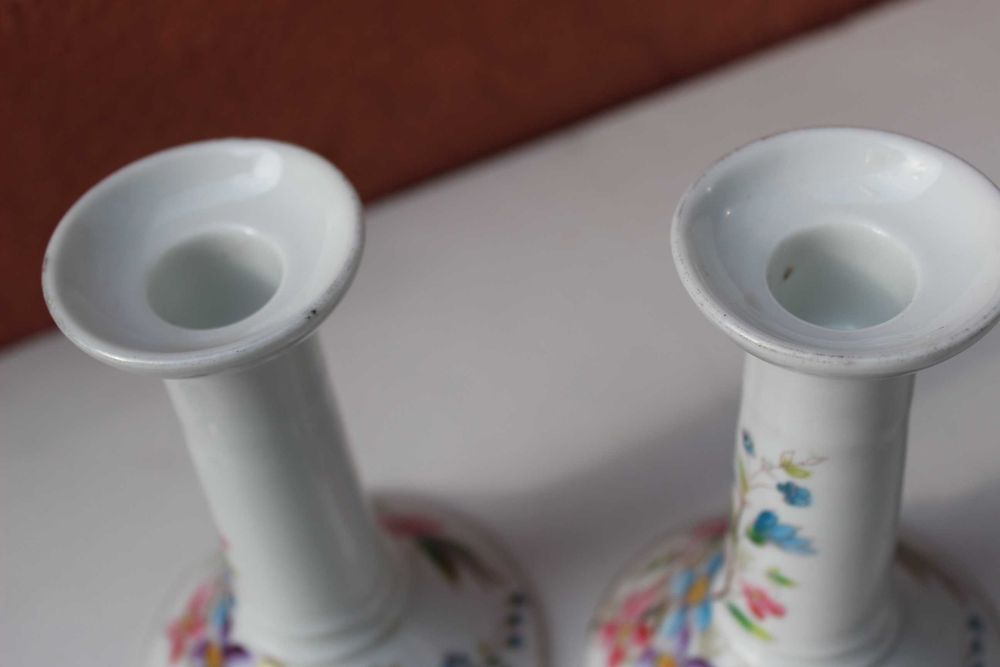 Set suport lumanari portelan - ANGLIA, cca 1920-1930