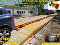 Cantar Auto 60t-80t 16-18m Nou Superslim 30cm SUPER RELOCABIL