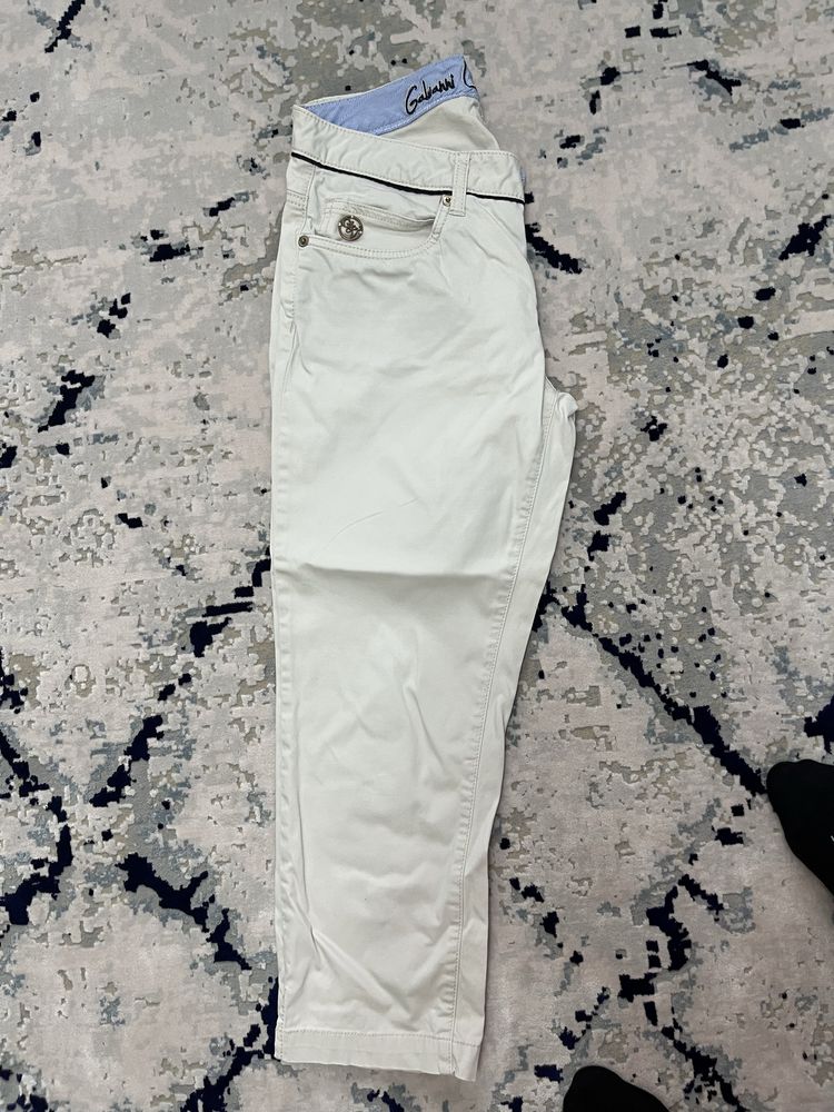 Pantaloni dama 3/4 crem Galvanni