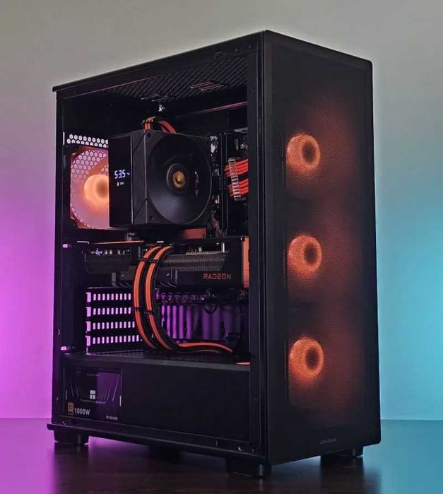 RX 9070XT/Ryzen 7-7800X3D/RAM 32GB/SSD 1TB/ Геймърски компютър DR035