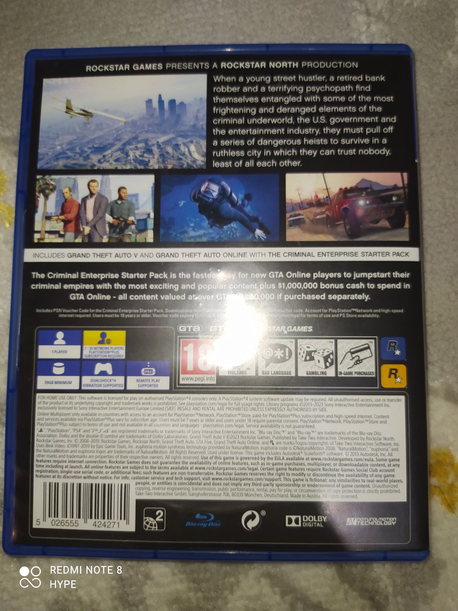 ДИСК GTA 5 продается