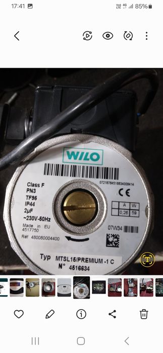 Pompe Wilo , GRUNDFOS ,,  Ariston, Clas Premium,  Genus one , MOTAN .