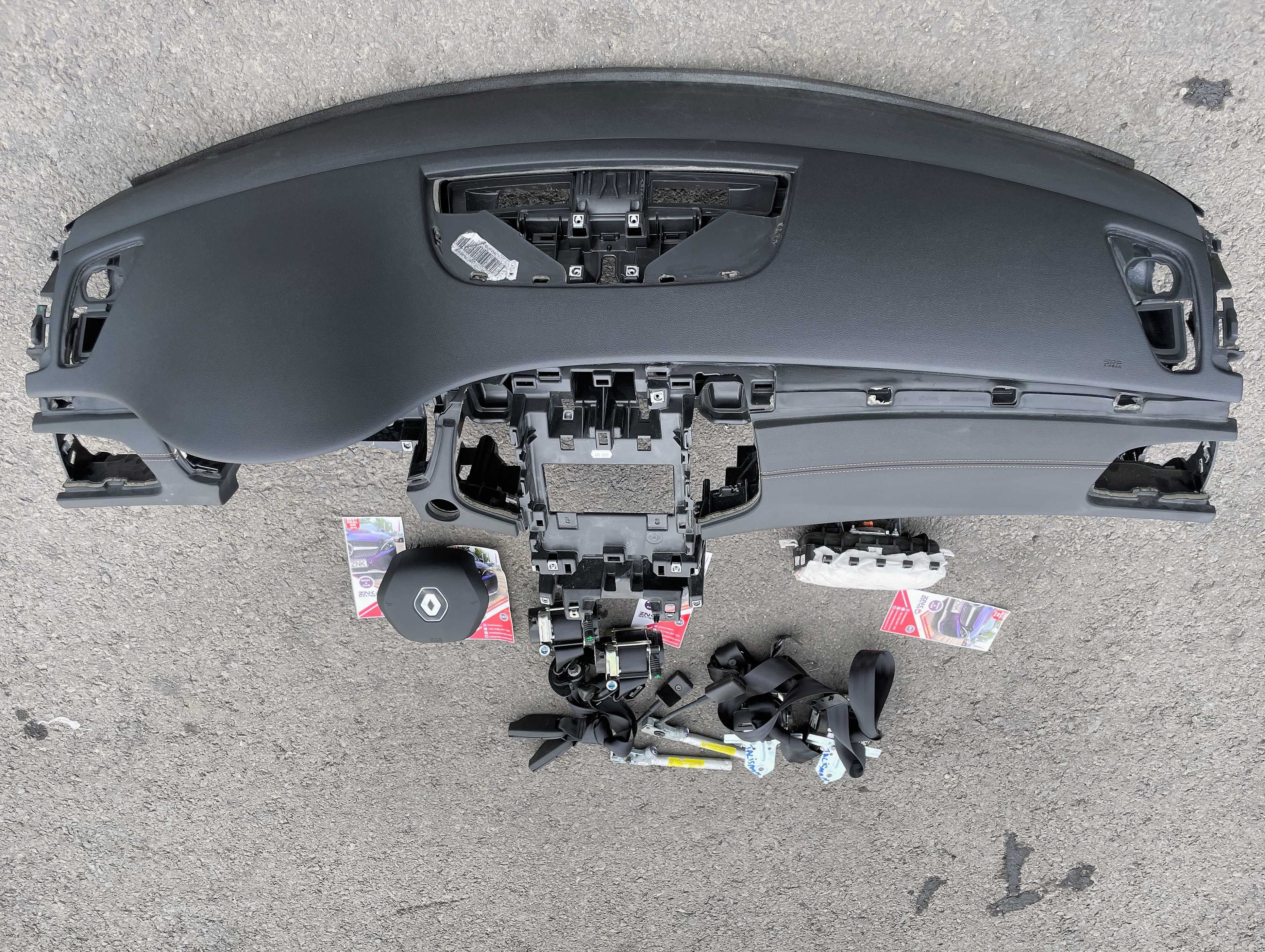 Renault Talisman kit airbag volan pasager set centuri - plansa bord