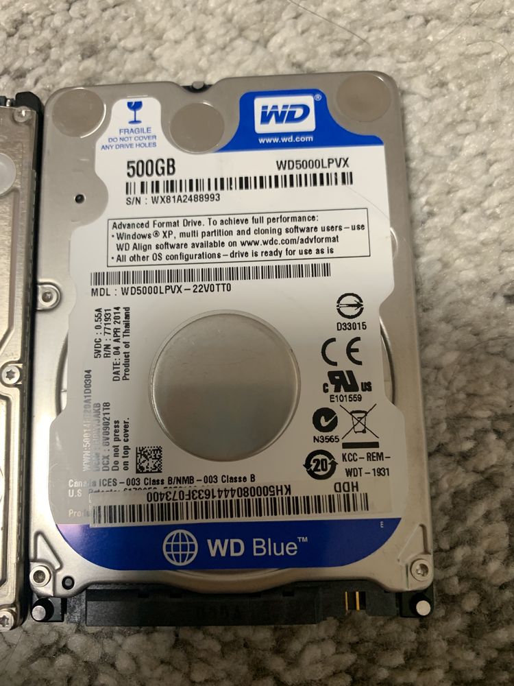 Hard disk laptop 500GB SATA II 5400RPM 2.5 inch 8MB