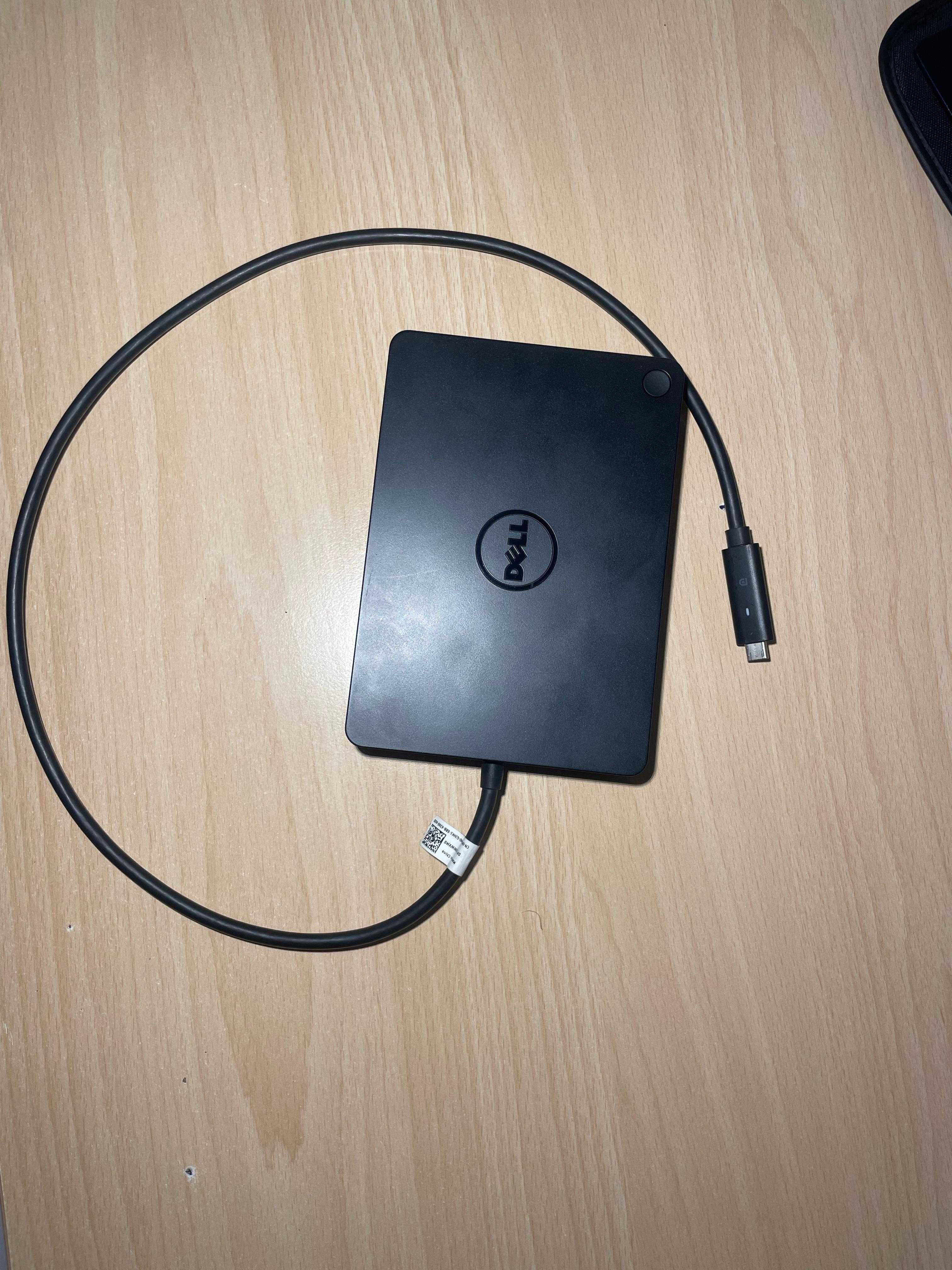 Dell WD15 Dock USB-C – HDMI + MiniDP + LAN – Funcțional, Compact