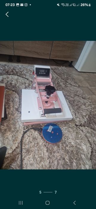 Prese termice inscripționat tricouri etc