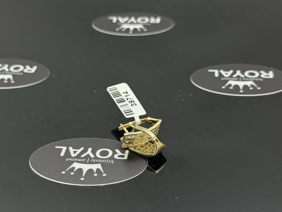 Bijuteria ROYAL : Cercei AUR 14K / 4.67 GR