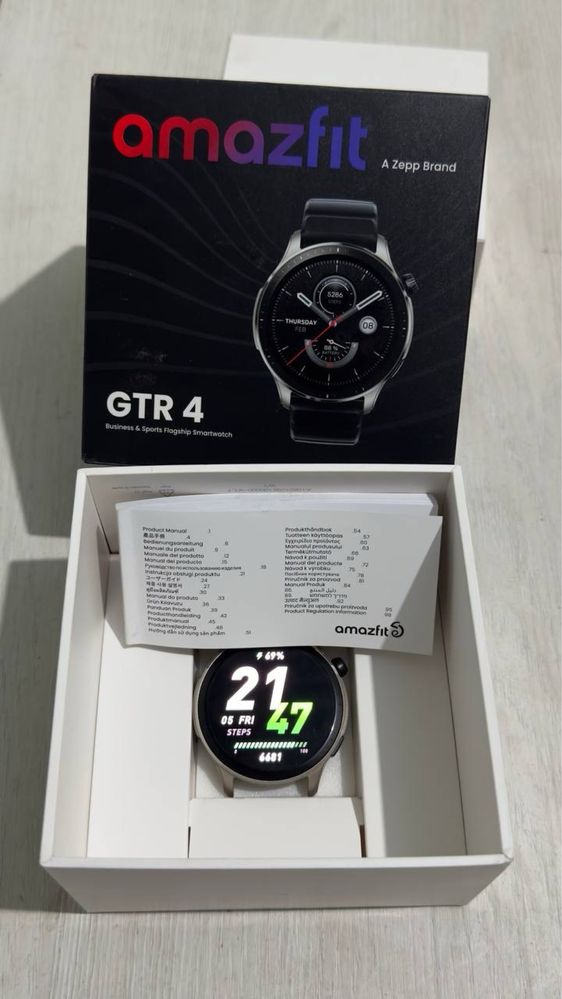 Amazfit Gtr 4 смарт часы