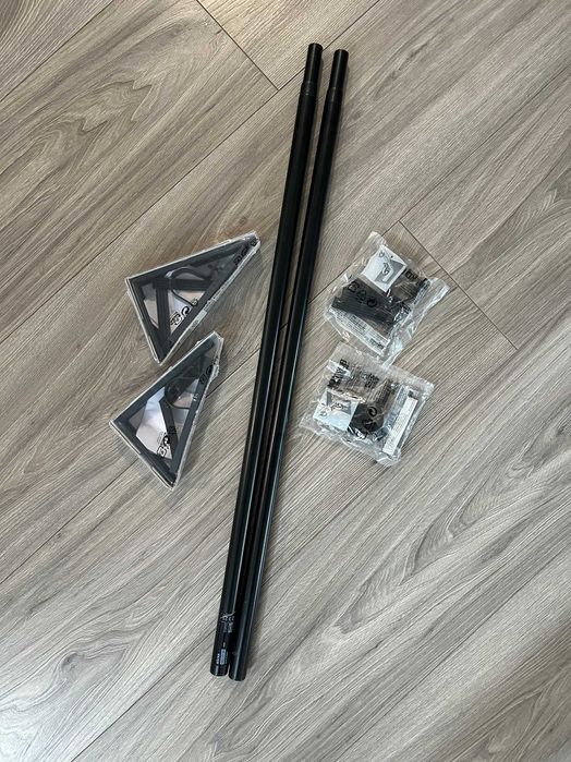 Pachet sine 70-120cm + console perdea/draperie IKEA Racka + Betydlig