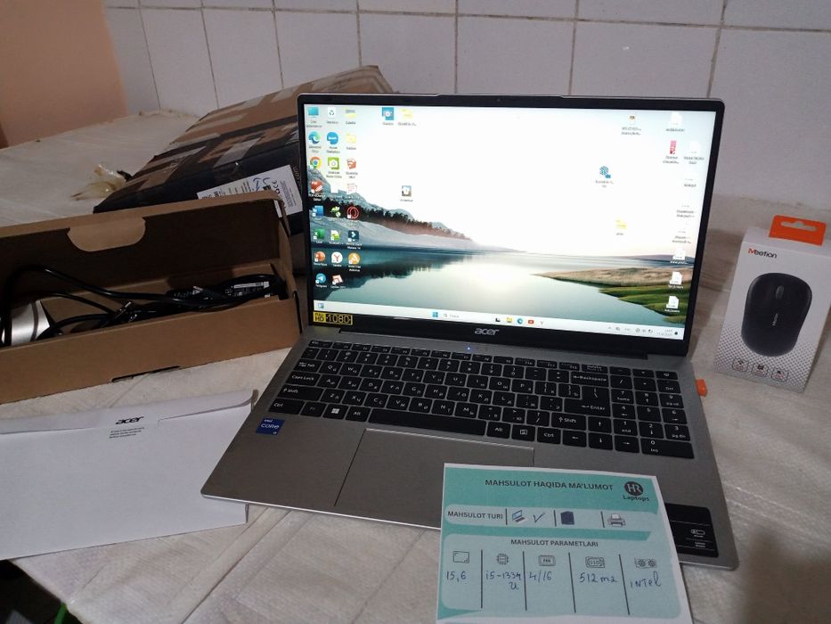 Notebook sotiladi. Windows 11 . Deyarli yangi